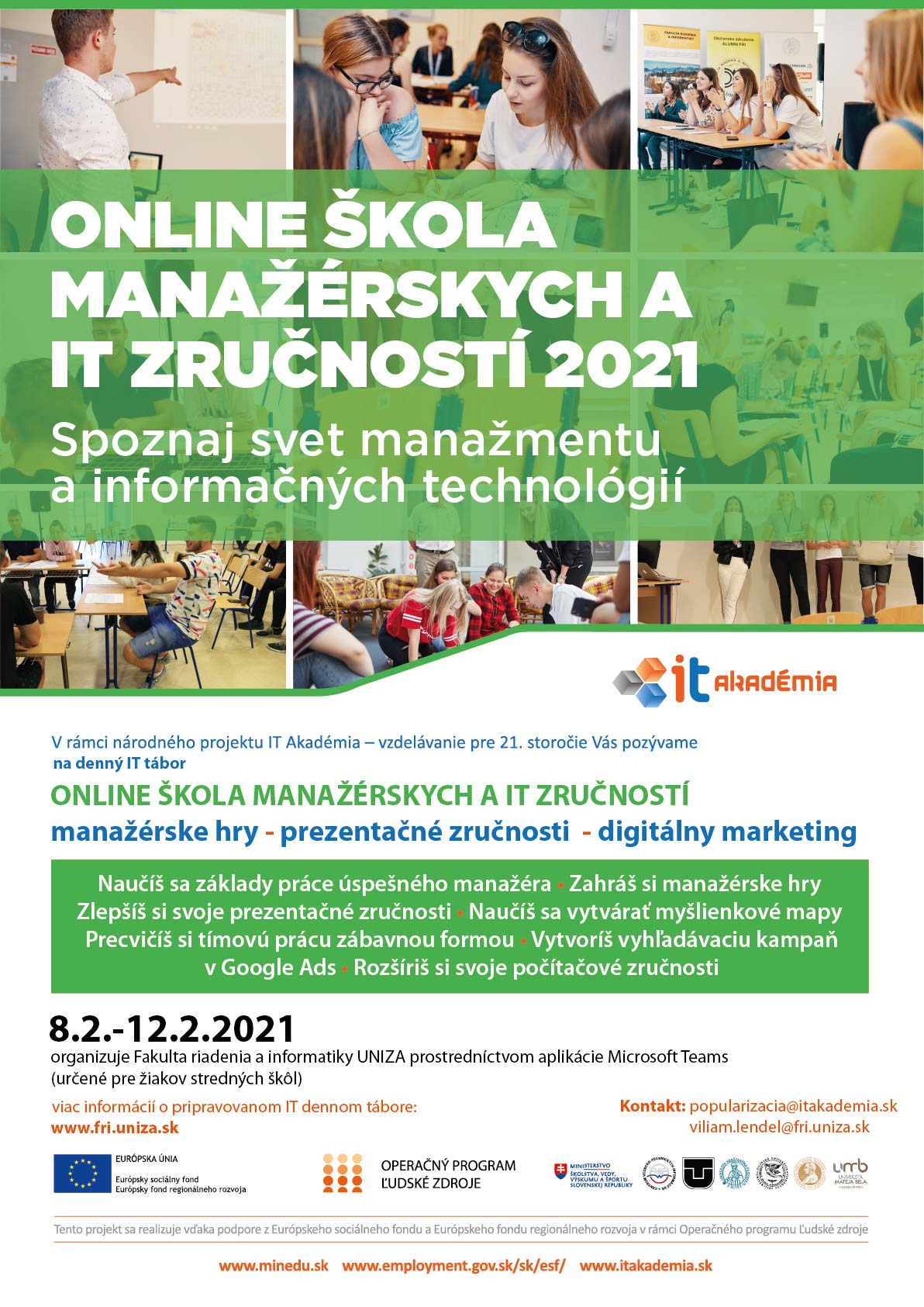 IT Akademia FRI onlineskola ITMAN green